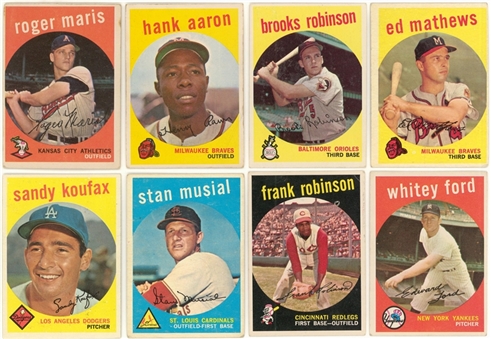 1959 Topps Collection (247 Different) 
